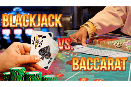 En head-to-head sammenligning av to live dealer-favoritter, blackjack og baccarat